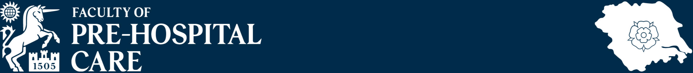 Yorkshire Regional Group Faculty of Pre-Hospital Care Yorkshire Regional Group Faculty of Pre-Hospital Care Logos